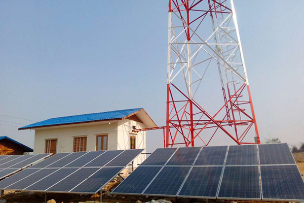 45 sets 8.7KW communication tower solar system in Myanmar 1